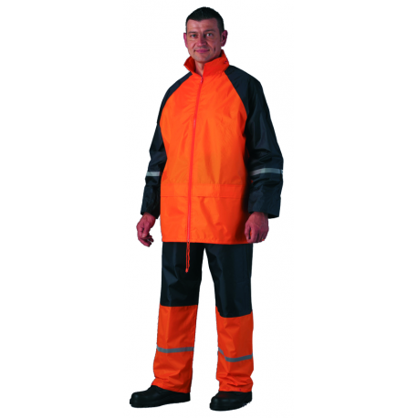 Ensemble de pluie - Rainwear orange et noir XL - Coverguard | 50731