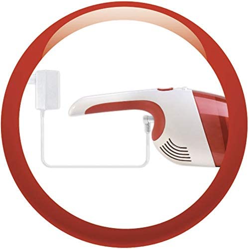 Moulinex MX232301 Aspirateur à Main Extenso Dry Sans Fil Rechargeable Embout Télescopique Cleanette Rouge et Blanc