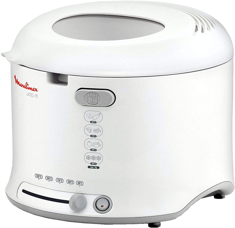 Moulinex AF123111 Friteuse Classique Uno M Blanc