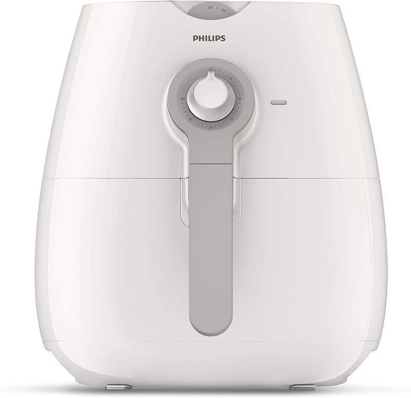 Philips Domestic Appliances HD9216/80 Airfryer Blanc 800g - Bien plus qu'une friteuse, cuisinez de l'entrée au dessert : Samossas, nems, poissons, viandes, frites de légumes, muffins, brownies