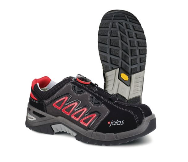 Chaussure de sécurité Modèle Jalas Basse Noir/Rouge S3 REF 9548