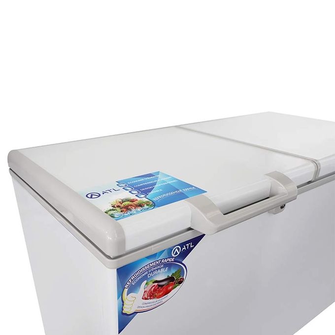 ATL CONGELATEUR HORIZONTAL - BD-850 - 2 PORTES - 850 L – BLANC - 12 MOIS DE GARANTIE
