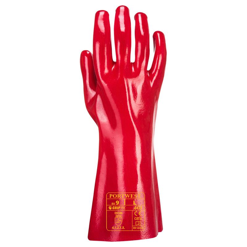 Gant PVC ROUGE 35 cm