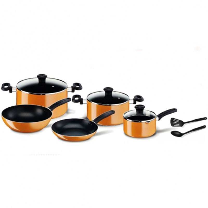 BATTERIE DE CUISINE 10PCS TEFAL ORANGE B168A474