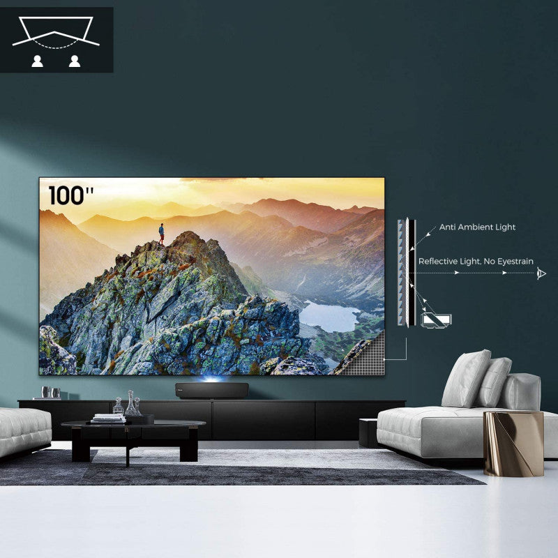 HISENSE TV LASER SMART 100″ 4K UHD – F100W-100L5